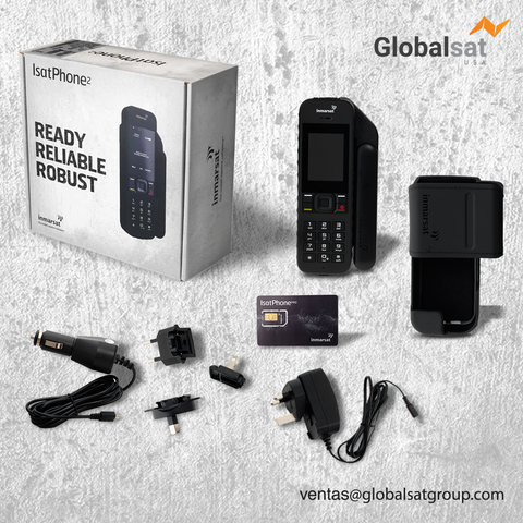Globalsat Bundle IsatPhone 2 + 100 unidades